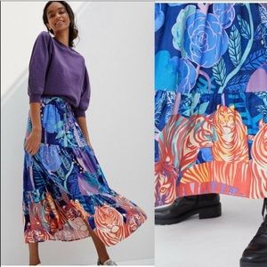 Anthropologie Cecilia Pettersson Bea Tiered Maxi Skirt